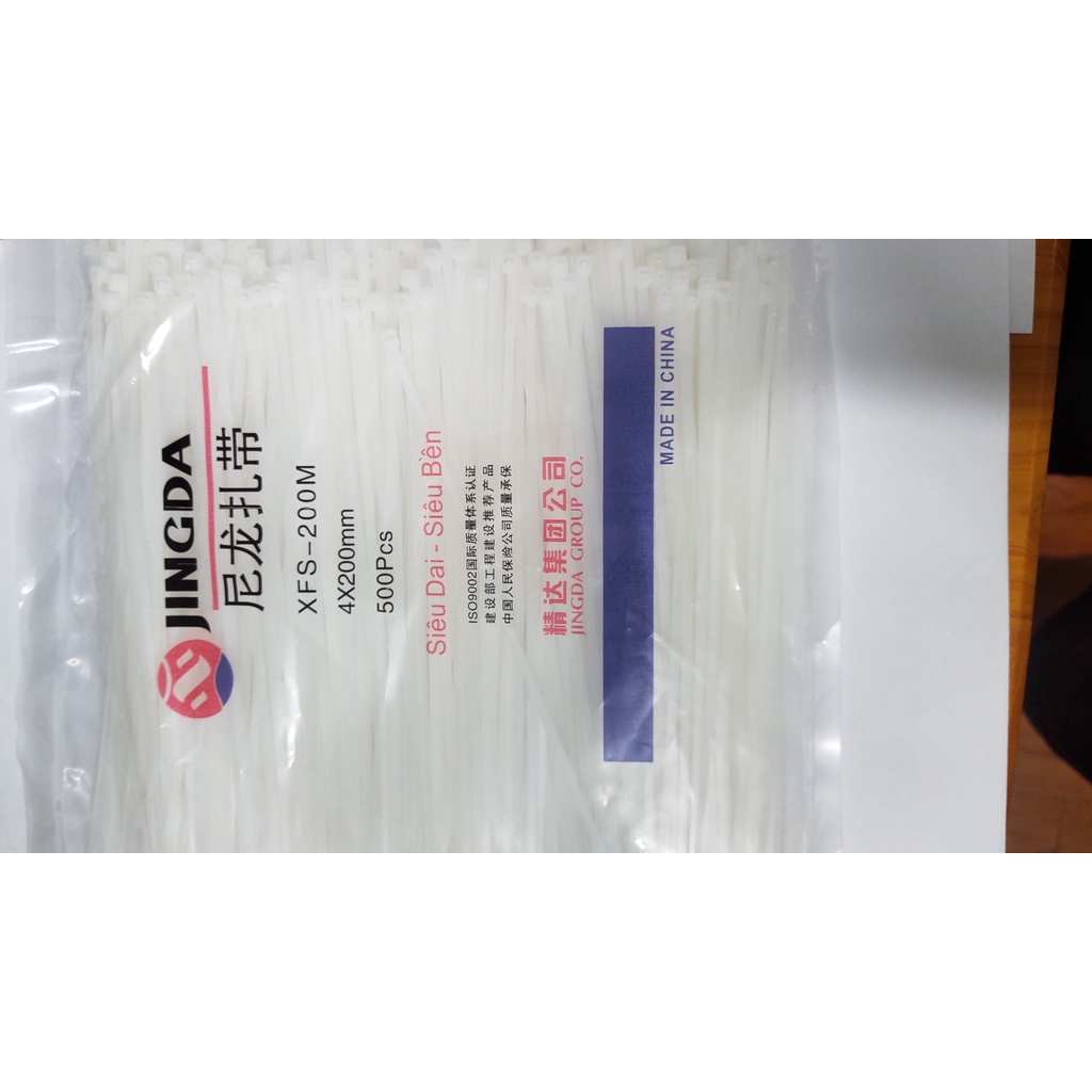 100c loại dài 15cm 20cm 25cm 30cm  dây thít nhựa lạt nhưa dây rút nhựa bó dây điện,dây mạng,dây camera dây dai khóa chặt