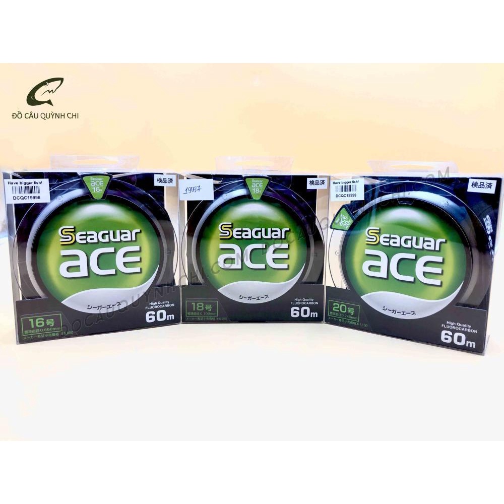 CƯỚC CÂU CÁ SEAGUAR ACE 60M [ĐỒ CÂU QUỲNH CHI - MINH HG]
