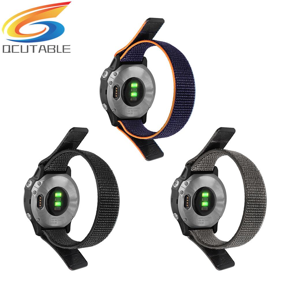 Dây đeo sợi nylon cho đồng hồ thông minh Garmin Fenix 7/7S/7X/6X/6S 20/22/26mm