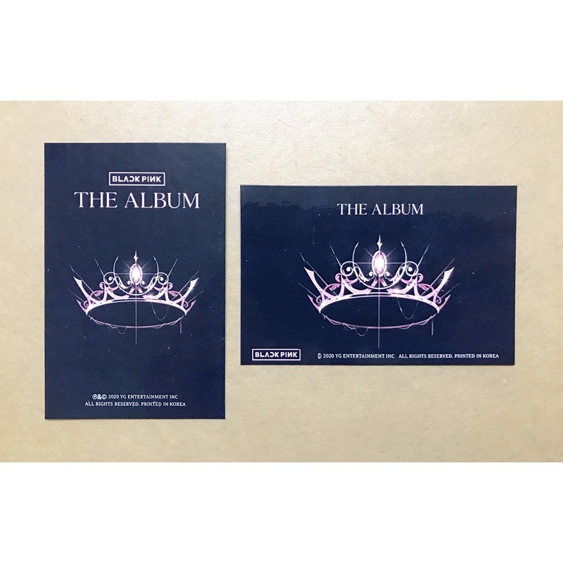 Bộ ảnh UNOFFICIAL trong album The album của nhóm Blackpink