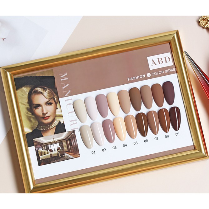 Sơn Gel AS RED | Mã  ABD | Nâu Xám