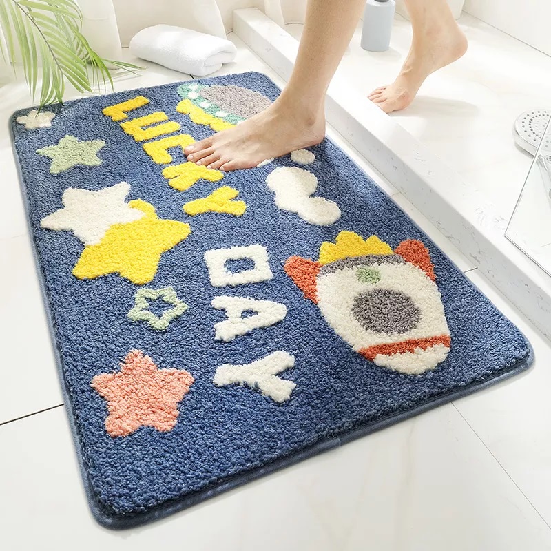 Thảm Sợi Chống Trượt Ngắn 40*60cm