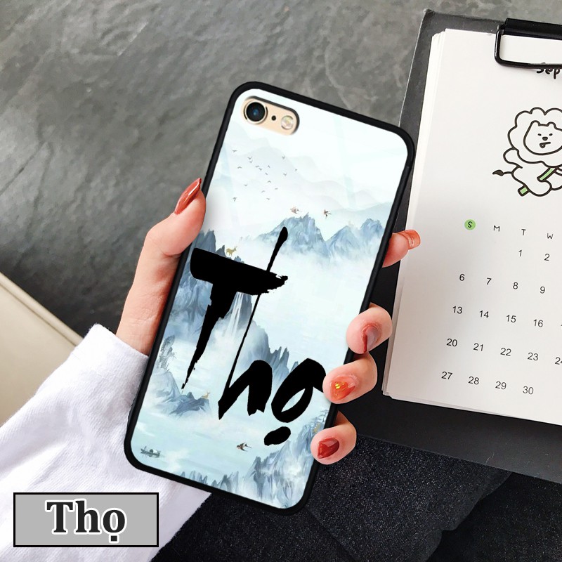 Ốp lưng iPhone 6 Plus- In chữ thư pháp