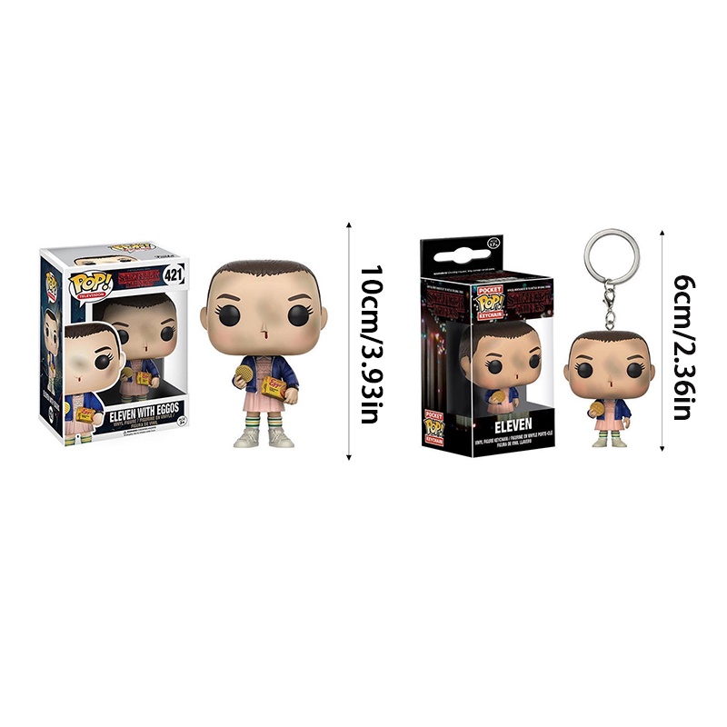 Funko Stranger Things Eleven 843 Steve803 Jonathan Nancy Brenner Joyce Action 10cm Figures Collectible Model Toys