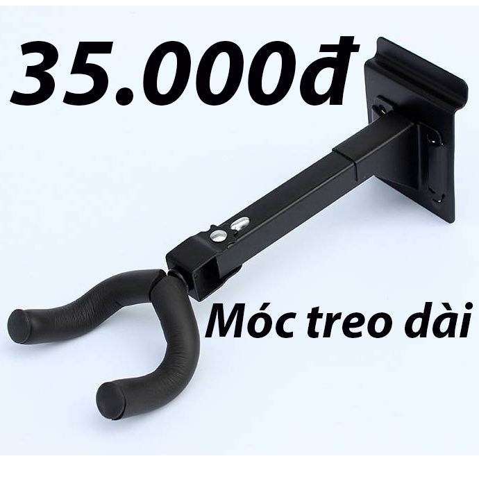 Móc treo đàn guitar, ukulele, violin lõi thép lót đệm đầy đủ ốc vít tặng pick gảy  móc gắn tường treo đàn guitar