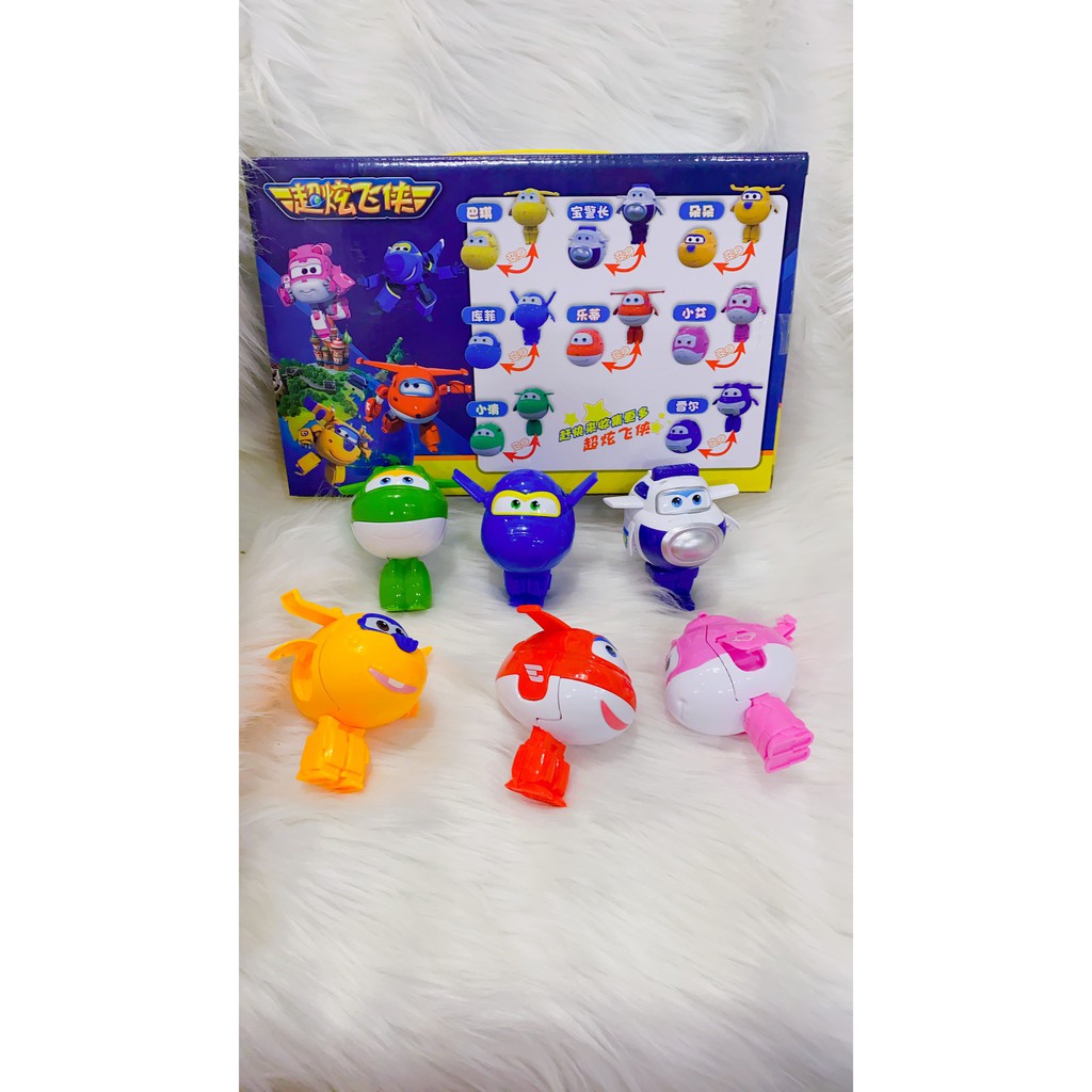 Bộ 6 con đội bay siêu đẳng - đồ chơi cho bé Mới