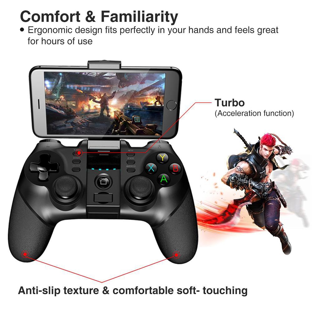 Tay cầm điều khiển chơi game Bluetooth IPEGA pg-9076 cho Android PC