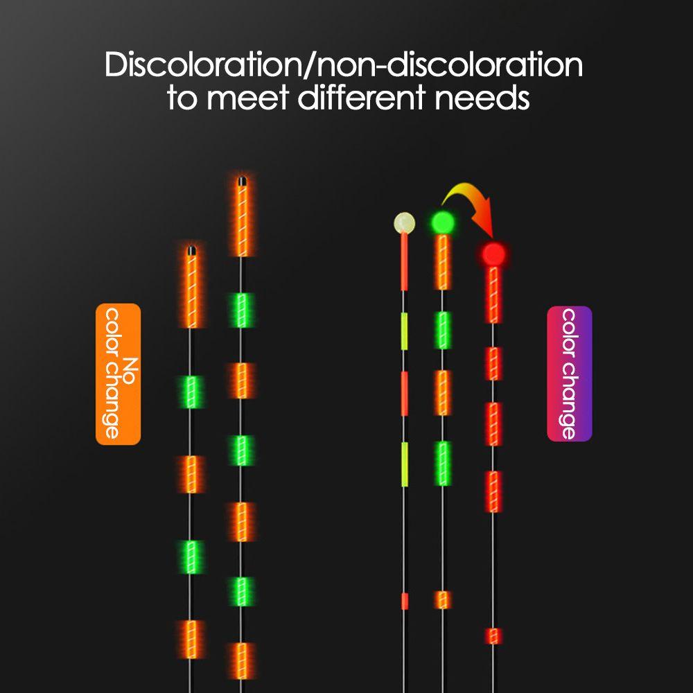 MUVAKO Phao Câu Cá Có Đèn LED Thay Đổi Màu Sắc