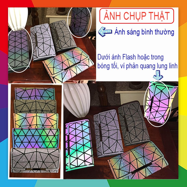 Ví Nữ Cầm Tay Phản Quang Cao Cấp Thời Trang Cá Tính Cho Công Sở Văn Phòng Dự Tiệc