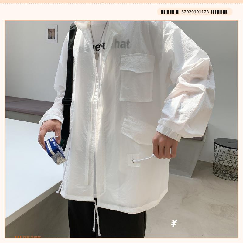 Áo Khoác Chống Nắng Plus Size Siêu Mỏng Dáng Rộng Thời Trang Dành Cho Nam