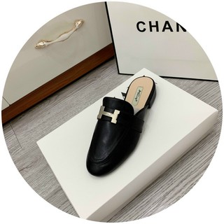 Dép sục nữ da chữ H