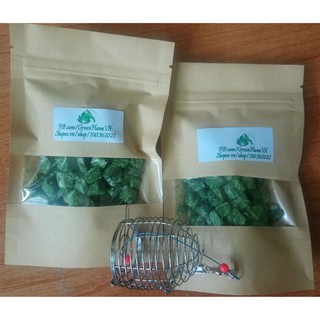 Combo Lồng + Rau Spinach, Bina sấy khô ăn liền cho Tép + Pleco ( Đài Loan ) 2 Gói 5G