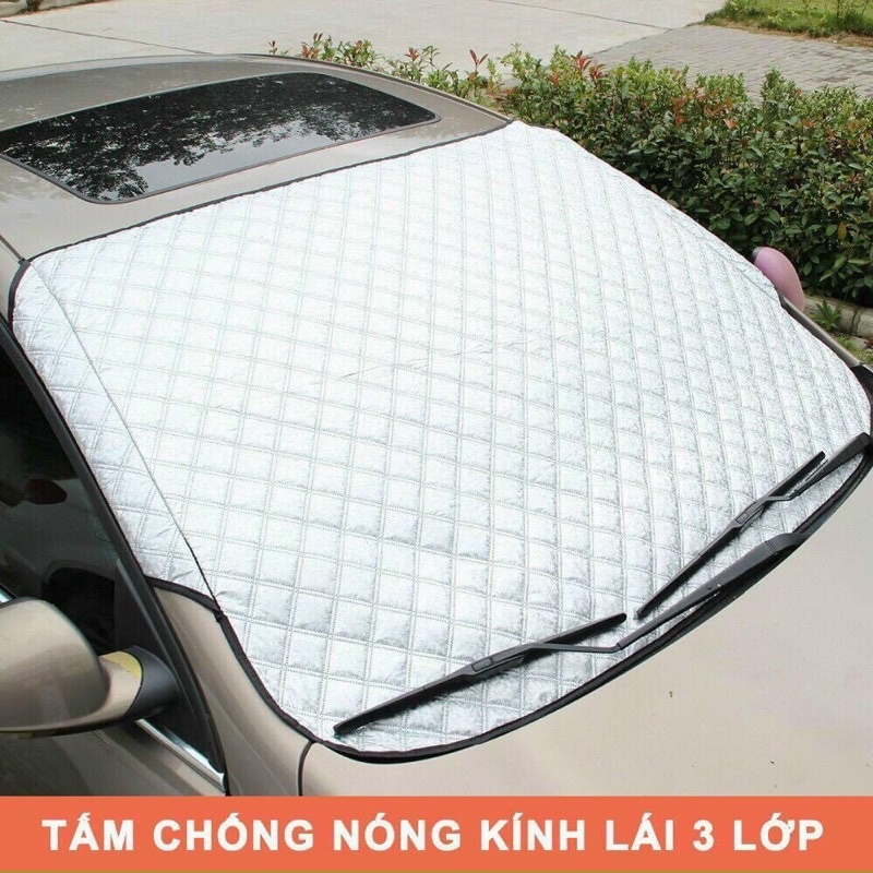 ⚡️CAO CẤP⚡️ TẤM CHE NẮNG KÍNH LÁI Ô TÔ 3 LỚP-CHỐNG NÓNG-CHỐNG BỤI