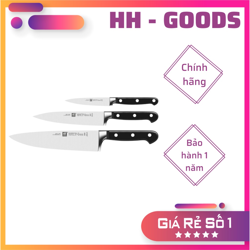 Bộ dao Zwilling professional S - 3 món Set 3 dao Zwilling