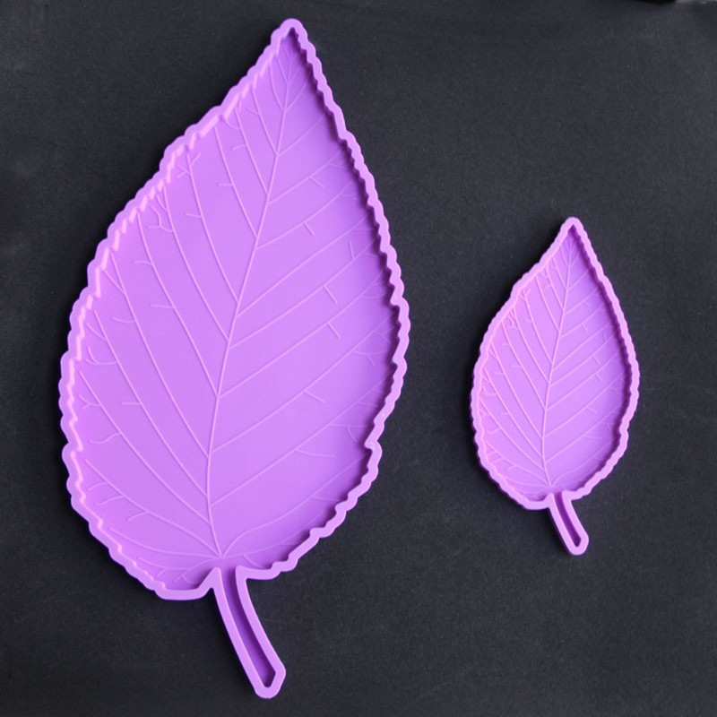 JLOVE Large Leaf Tray Coaster Molds Silicone Leaves Coasters Bowl Mat Resin Casting Molds Maple Leaf Silicone Molds Craft