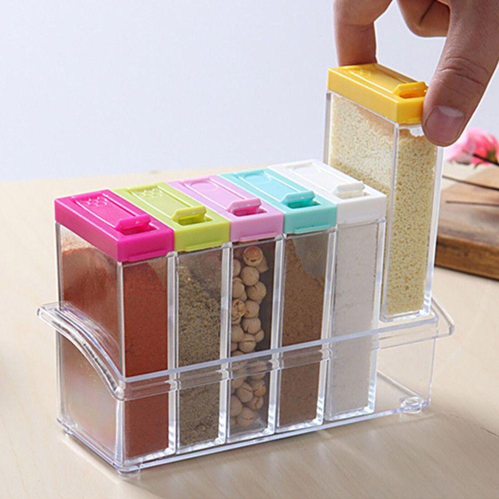 Hộp Đựng Gia Vị Trong Suốt Tiện Dụng Cho Nhà Bếp