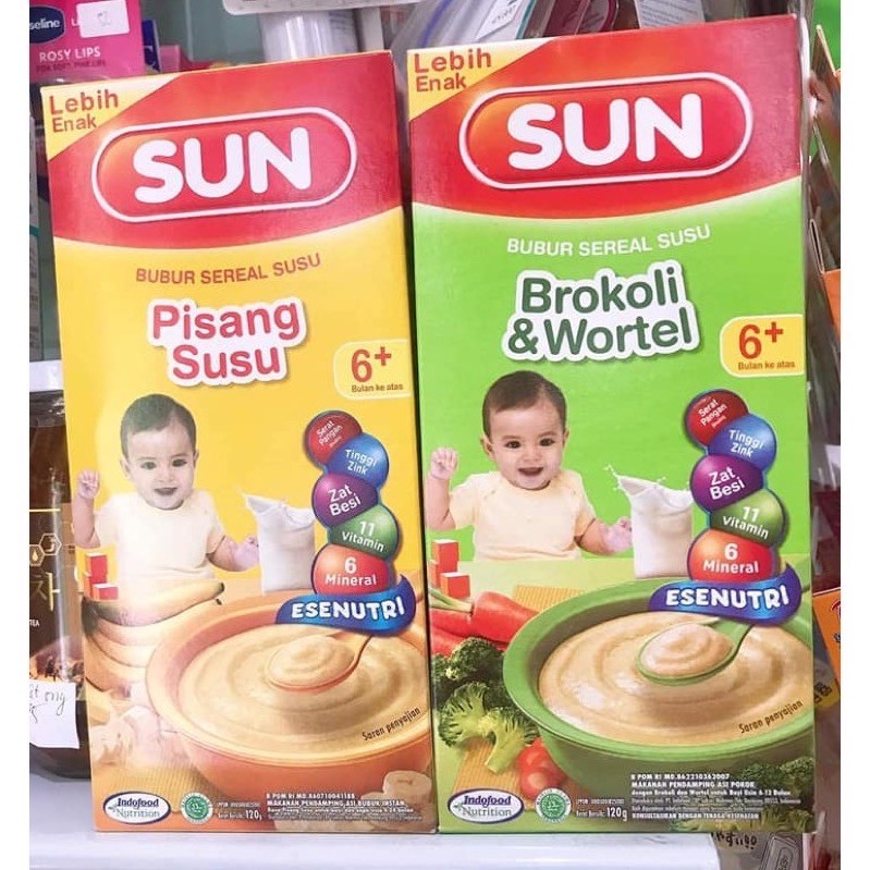 BỘT ĂN DẶM DINH DƯỠNG SUN DÀNH CHO TRẺ TỪ 6M+