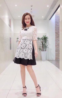 Áo dài cách tân ren