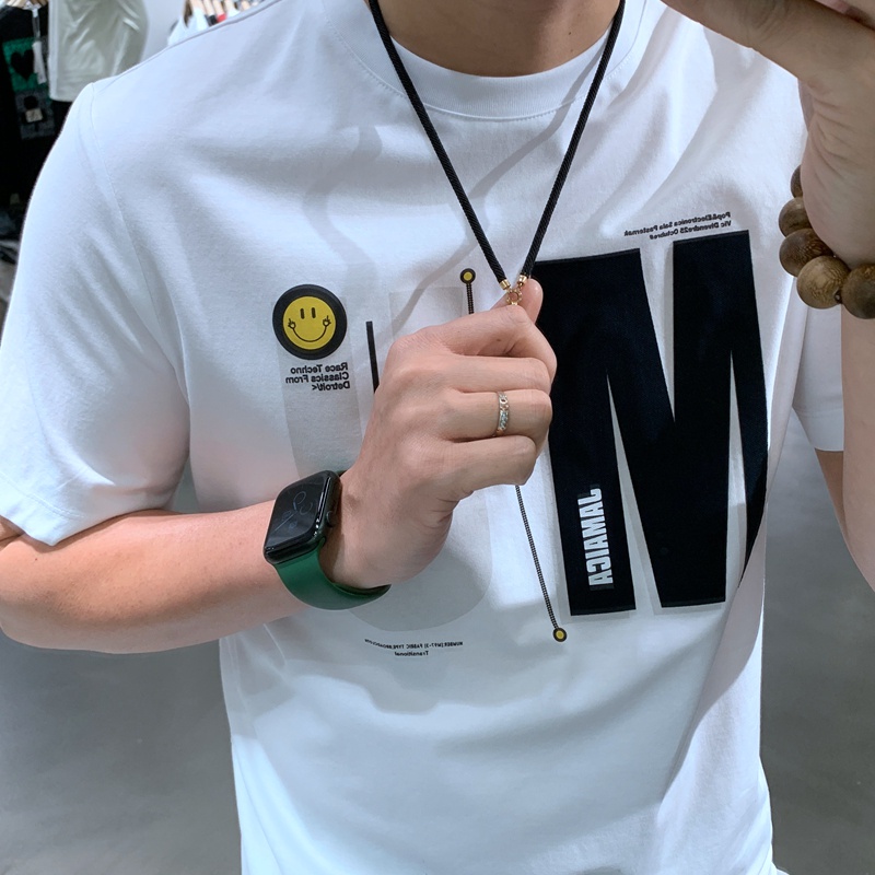 Áo thun nam UM in phun chuẩn màu vải cotton cao cấp đẹp form chuẩn, áo phông nam