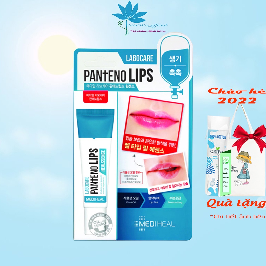 Son Dưỡng Mediheal Cấp Ẩm Dưỡng Hồng Mềm Mượt Dùng Ban Ngày Mediheal Labocare Pantenolips Healssence 10ml