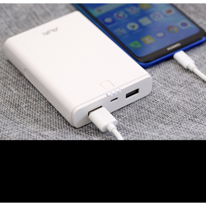 sạc dự phòng 10.000mAh ava ds421- Trắng thiết kể nhỏ nhắn đẹp mắt