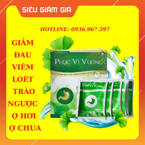 ✅ PHỤC VỊ VƯƠNG ❤️ [Chính Hãng] ❤️ cải thiện tốt các triệu chứng của bệnh dạ dày như: ợ hơi, ợ chua, nóng rát thượng vị