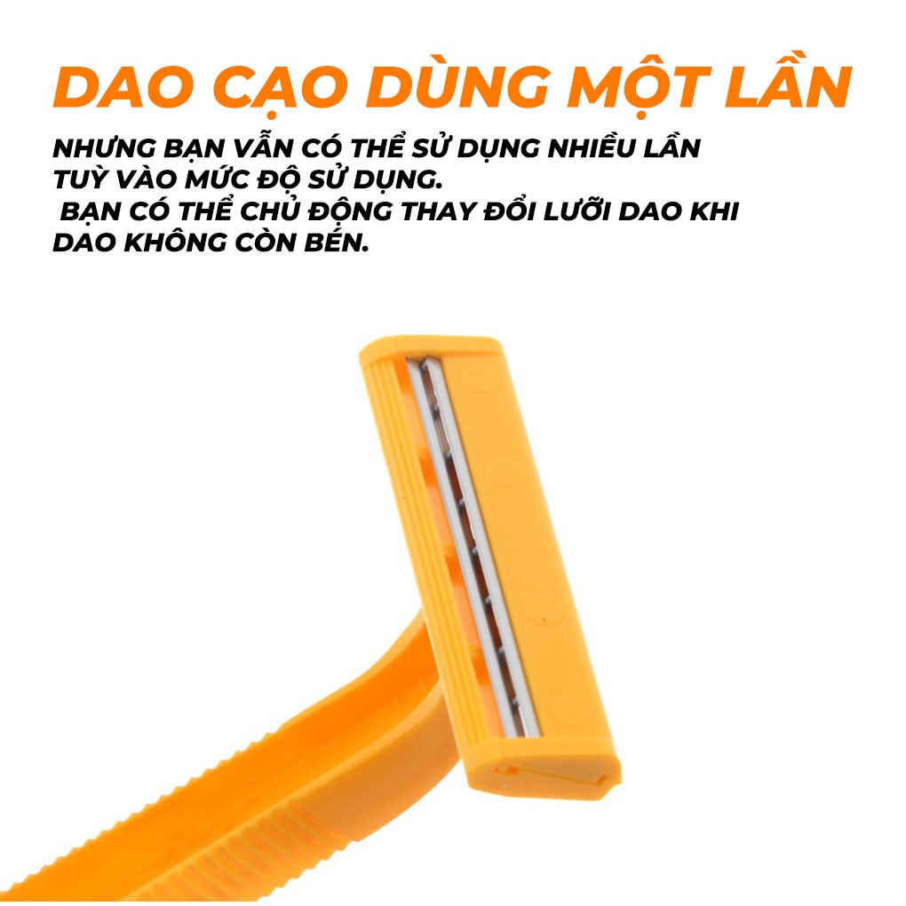 Combo 15 Cây Dạo Cao Râu Nam LiYu Cán Nhựa 2 Lưỡi