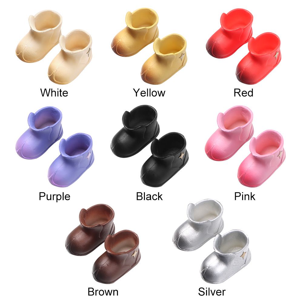 Giày bốt đi mưa thời trang cho búp bê 12~16cm OB11 1/12