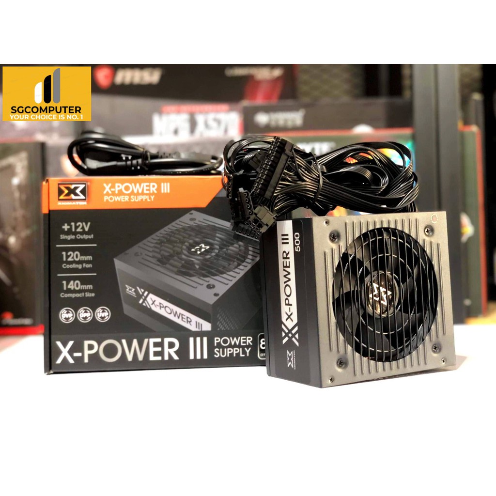 Nguồn máy tính Xigmatek X-POWER III 500 - 450W EN45976, Chính Hãng Mai Hoàng Phân Phối, Bảo Hành 3 Năm, 1 Đổi 1