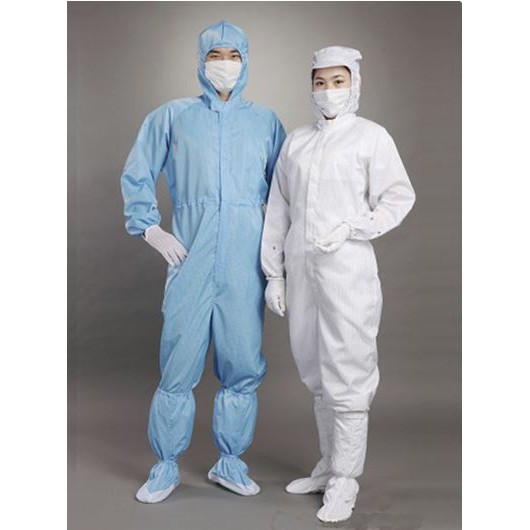 Bộ quần áo liền thân liền mũ chống tĩnh điện