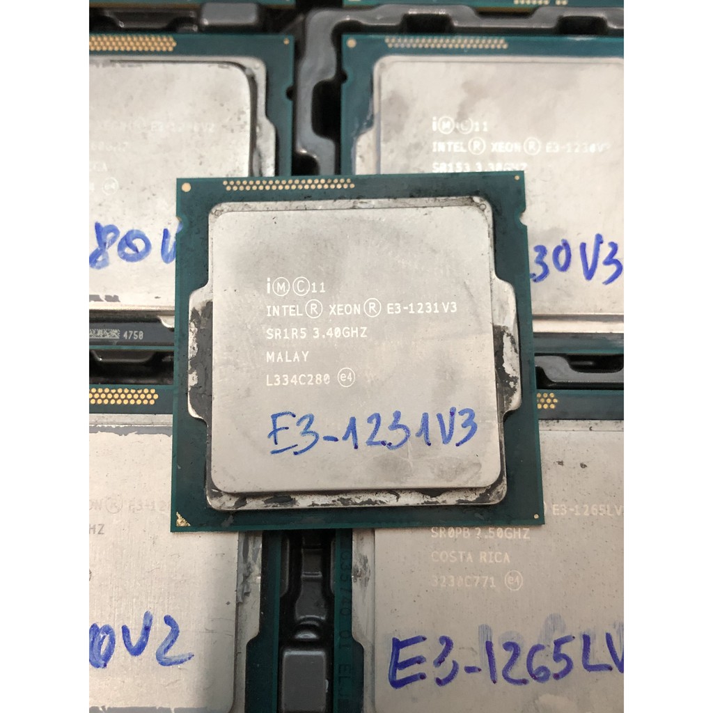 CPU INTEL XEON SOCKET 1155 - 1150 CHUYÊN ĐỒ HỌA GAME