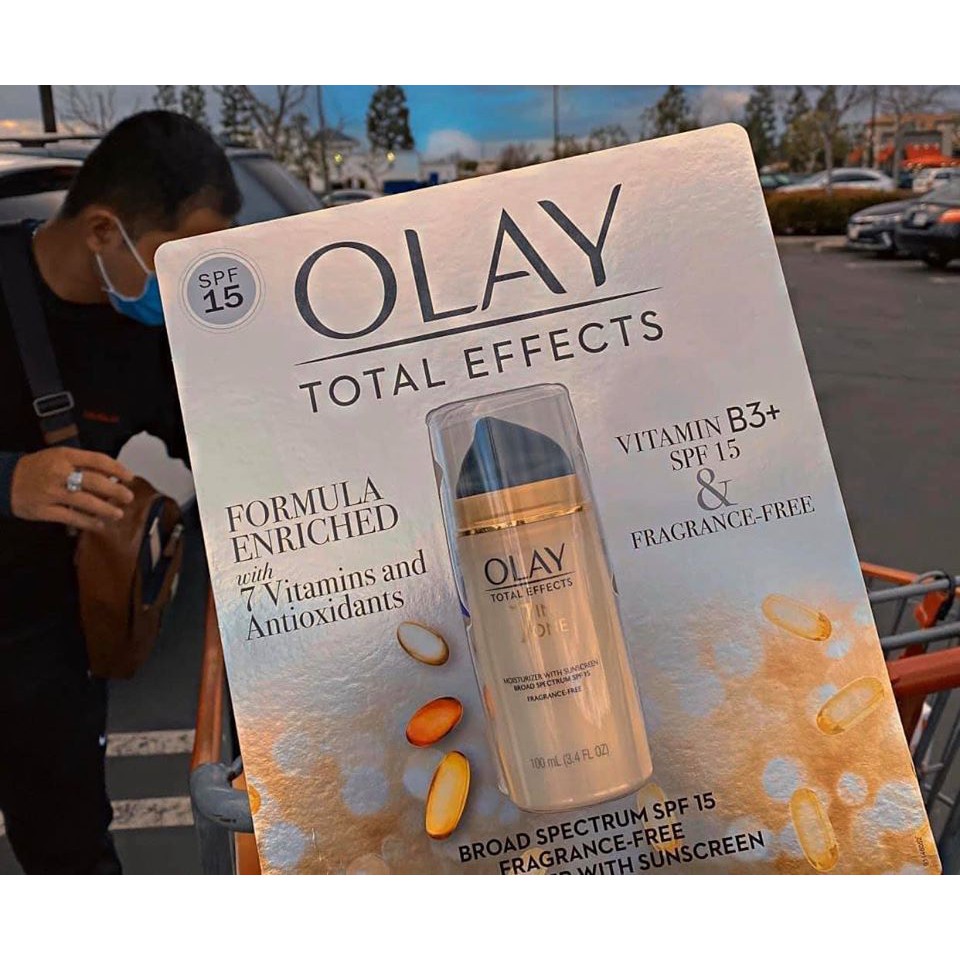 Kem dưỡng da chống lão hóa Olay Total Effects 7 in One Anti-Aging Moisturizer 100ml