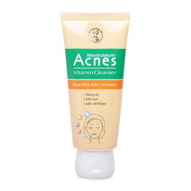 Kem rửa mặt Acnes Vitamin Cleanser (50g)