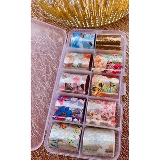Foil hoa dán móng nail