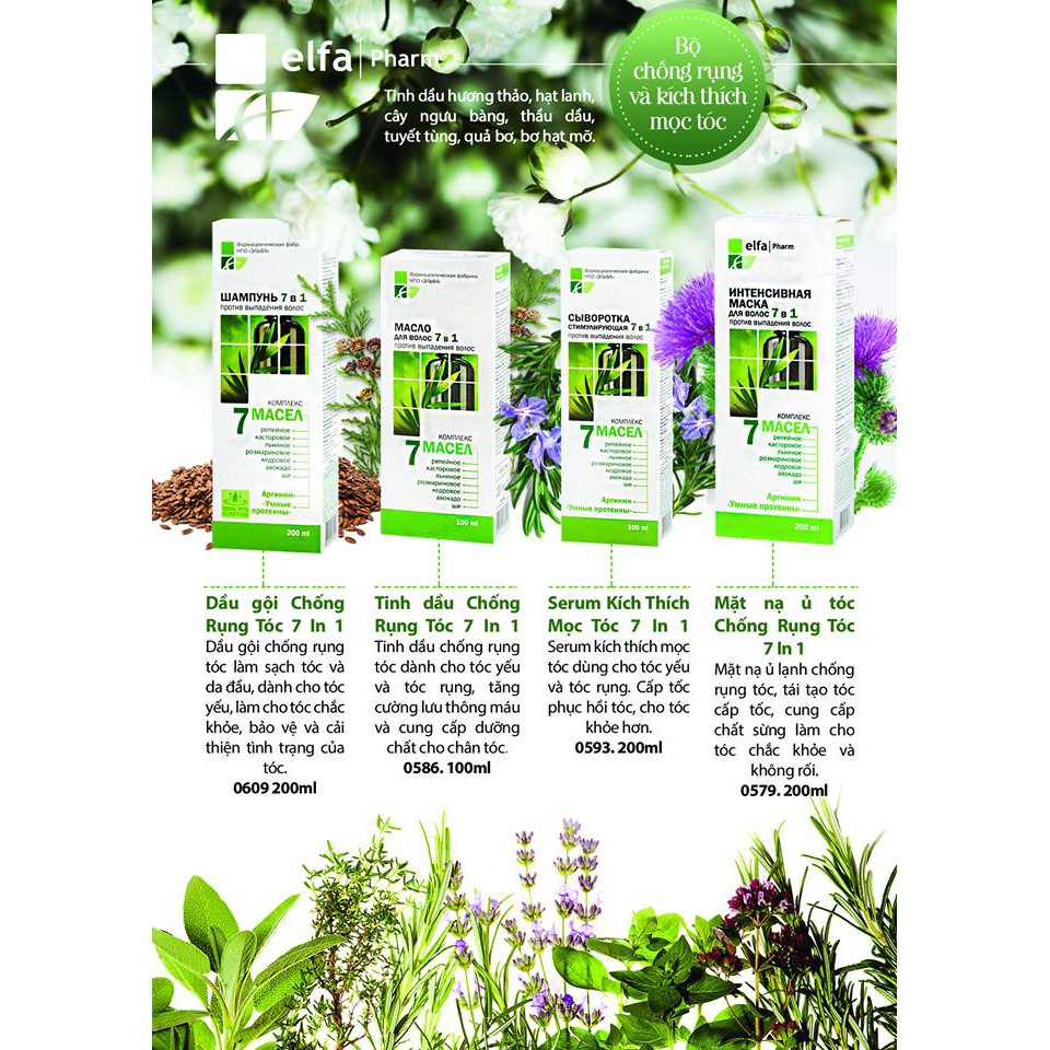 Serum kích thích mọc tóc Elfa❤️Freeship❤️Dược mỹ phẩm | BigBuy360 - bigbuy360.vn