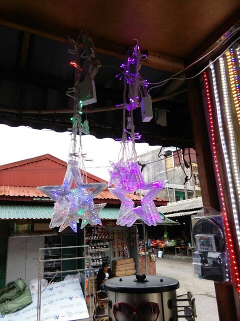 Đèn nháy rèm sao 12 chiếc