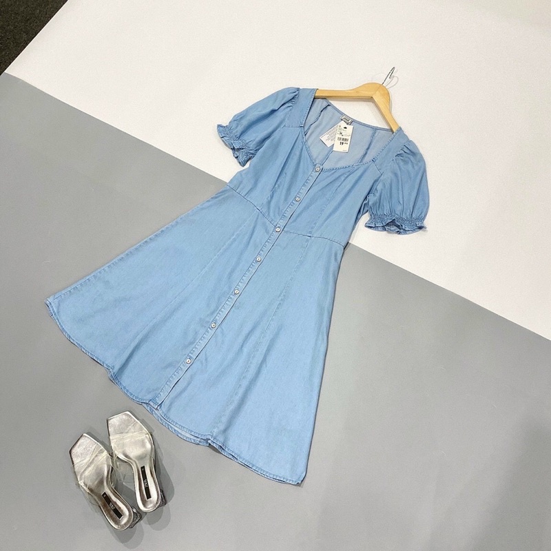 ĐẦM JEANS GIẤY PRIMA.RK VNXK XỊN