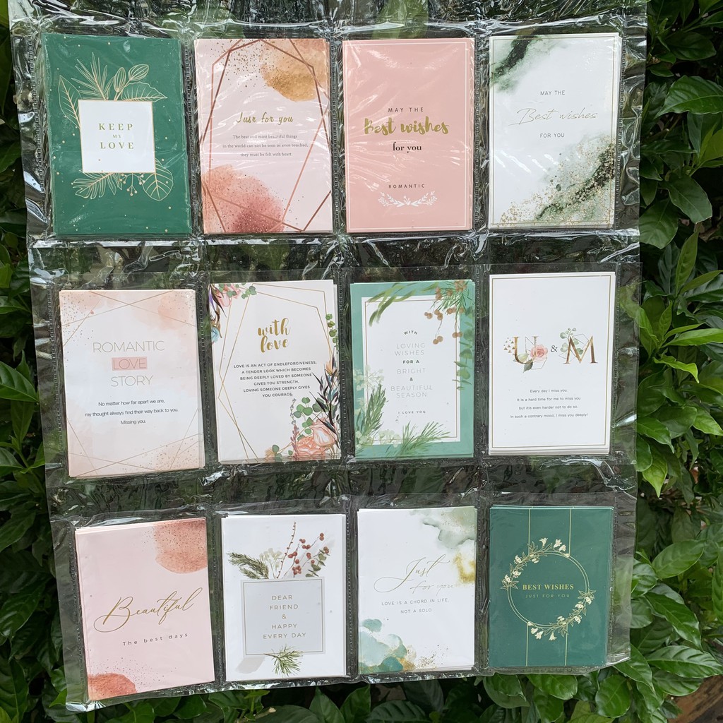 Thiệp Nhiều Mẫu Mã Trao Gửi Những Lời Yêu Thương 5k 1 Chiếc - MƠDECOR