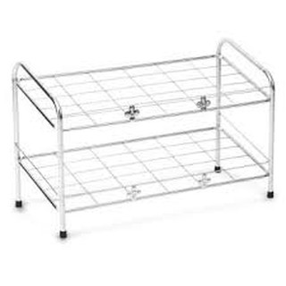 Kệ để giày dép inox 2 tầng