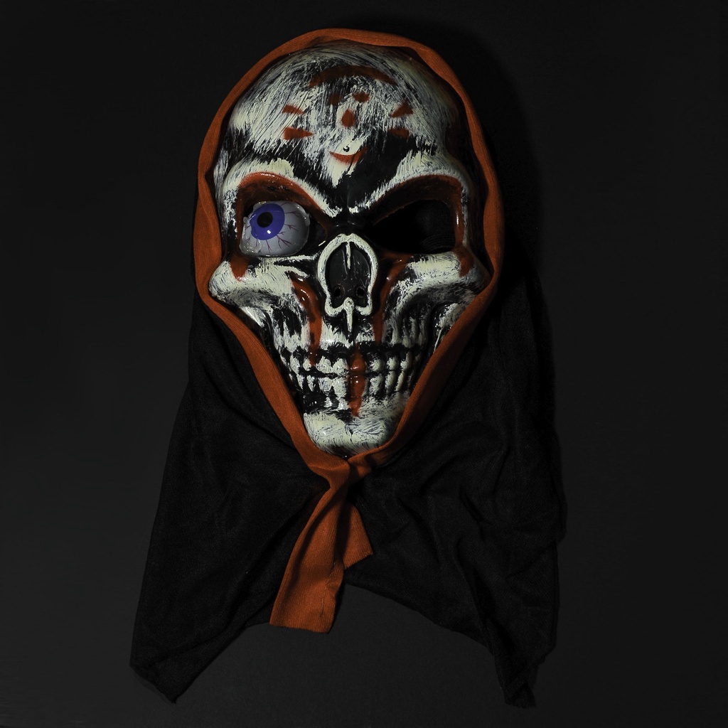 [Magpie] Mặt Nạ Hóa Trang Halloween Kinh Dị Vui Nhộn Kèm Tóc Giả Và Mặt Nạ Phát Sáng