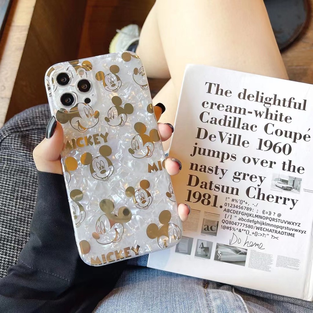 Ốp Lưng Tpu Mềm In Hình Chuột Mickey Cho Iphone 6 7 8 Plus Xs Max Xr 11 12 Huawei P30 P40