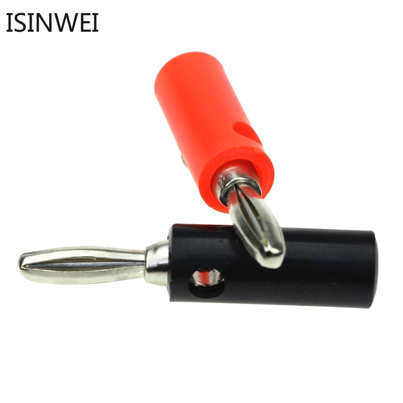 Bộ 10 giắc cắm loa hai trục gắn bảng điều khiển 4mm