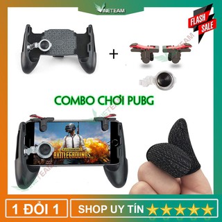 Tay Cầm Chơi Game Kiêm Giá Đỡ Điện Thoại Có Nút Bấm - Gamepad ( Tặng 2 Nút joystick) -dc4066