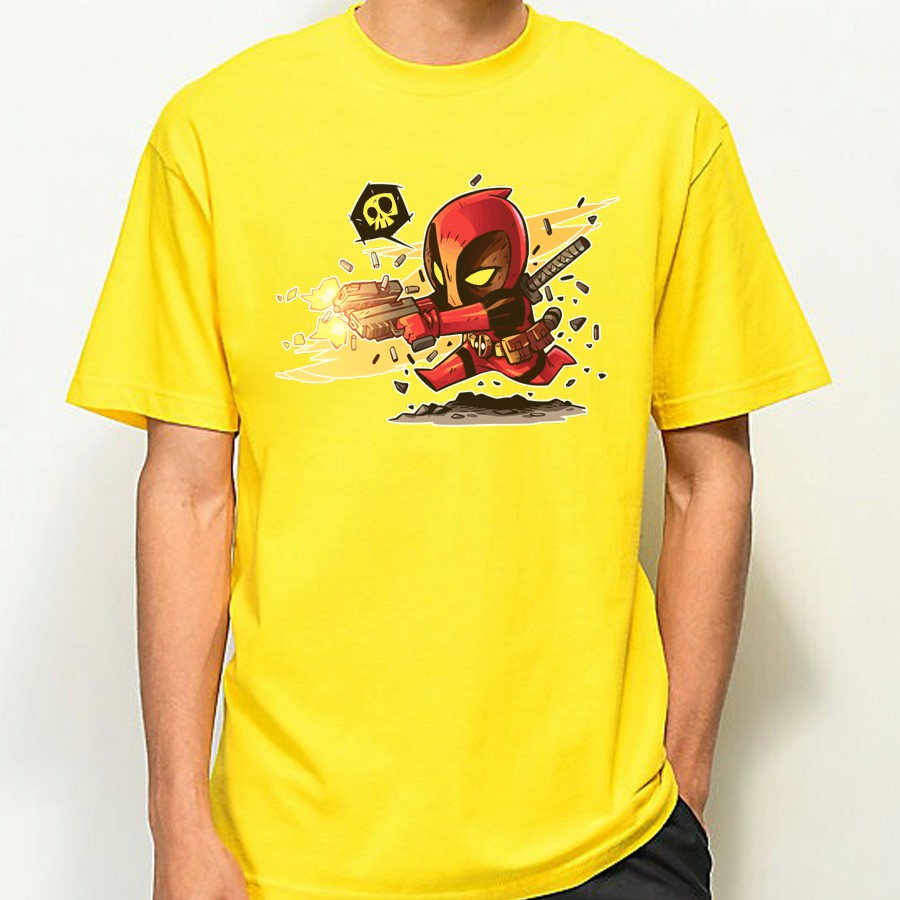 Áo thun Marvel in hình Deadpool Chibi - Form rộng BIGSIZE AZ F1945