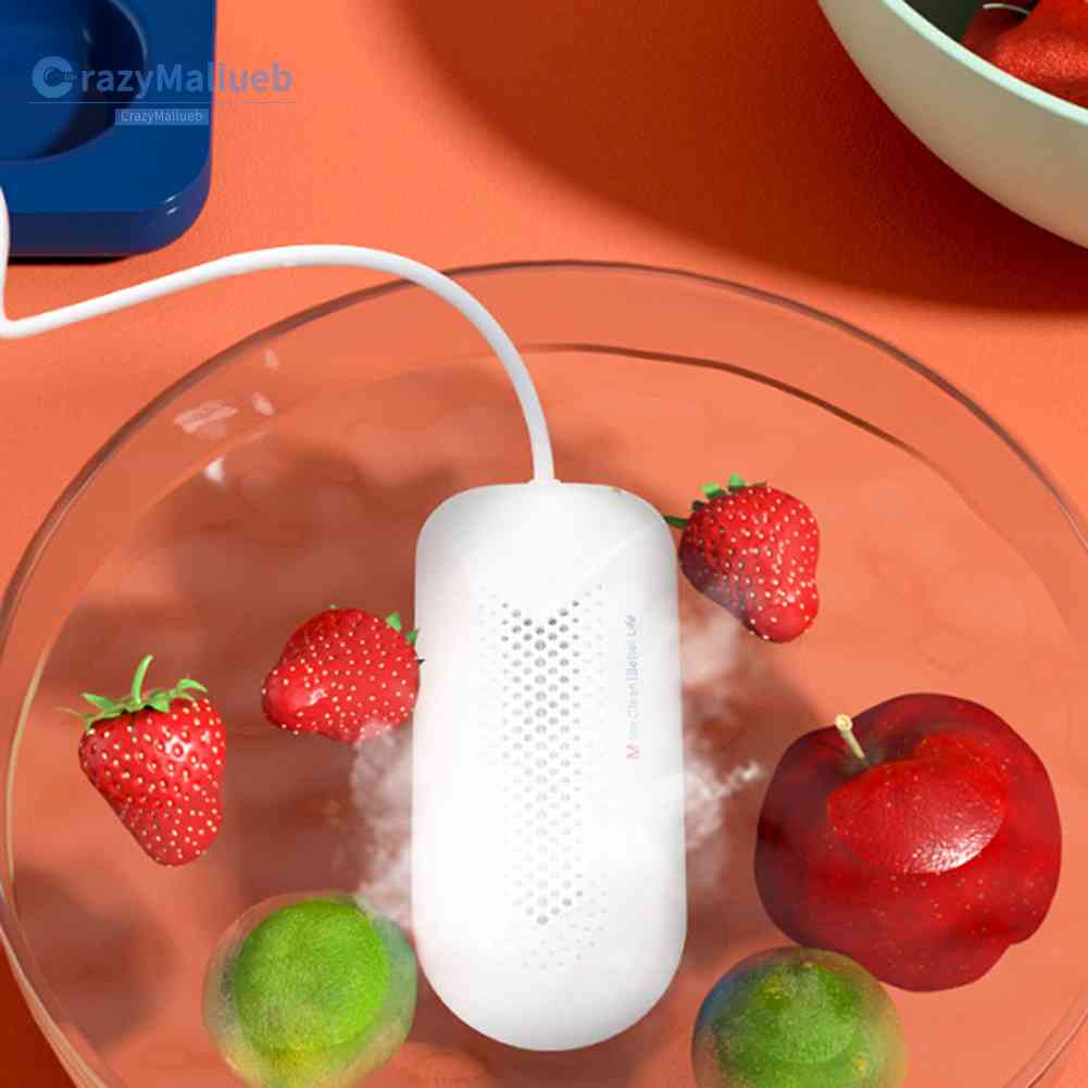 Máy Rửa Rau Củ Quả/ Rau Củ Quả Sạc USB Nhỏ Gọn Tiện Dụng Cho Gia Đình