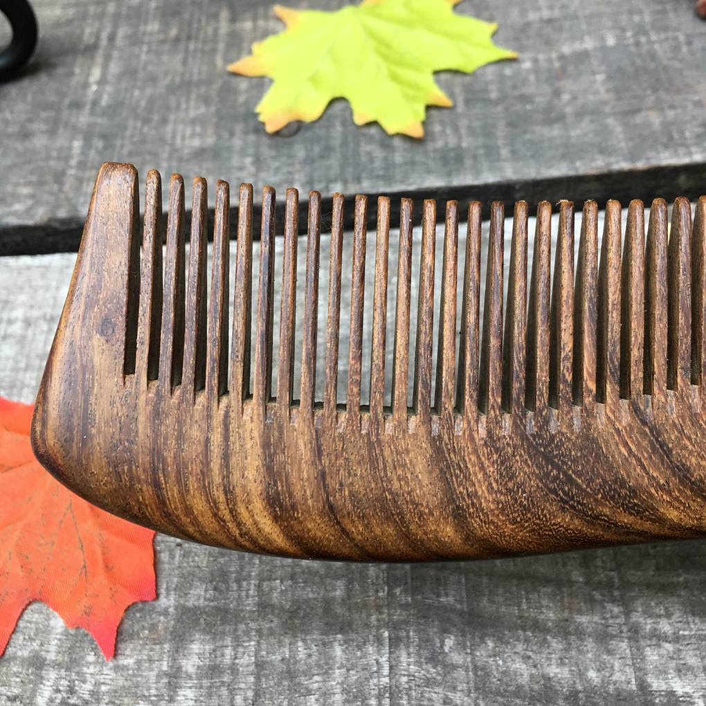 [Hàng mới về] Lược chải tóc gỗ đàn hương chống tĩnh điện tay cầm bằng gỗ dành cho cả nam và nữ