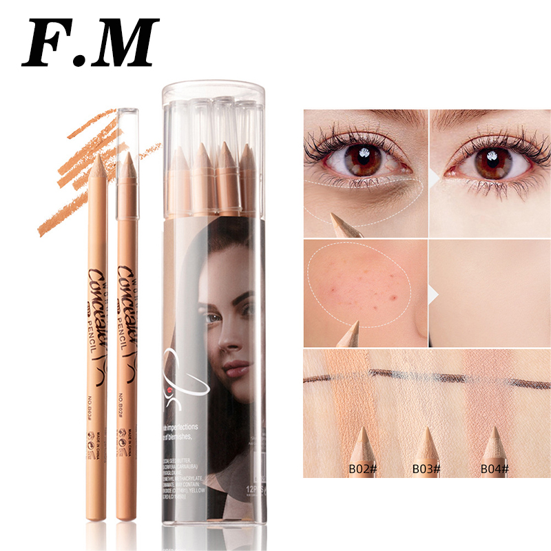 Bút Che Khuyết Điểm Cán Gỗ Tự Nhiên Làm Sáng Da Chống Thấm Nước