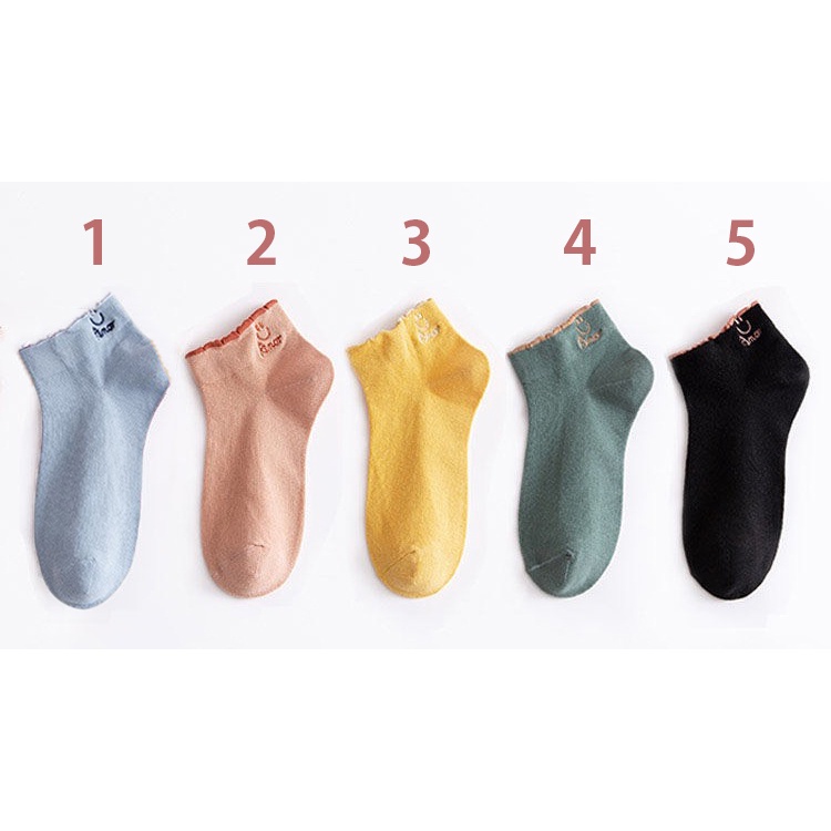 Tất Vớ Nữ Ngắn Cổ Januet Phong cách Vintage Hàn Quốc siêu xinh