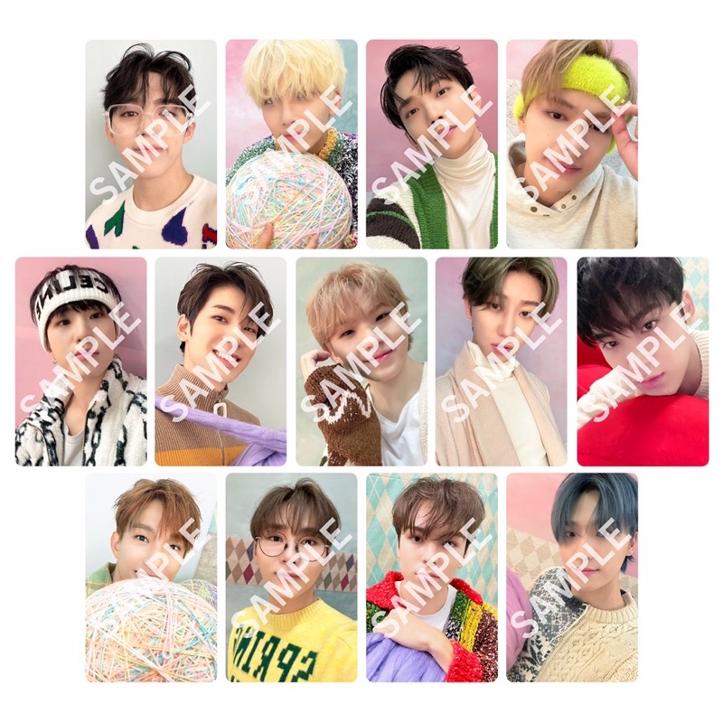 Thẻ Ảnh Nhóm Nhạc Seventeen Ainochikara Nhật Bản