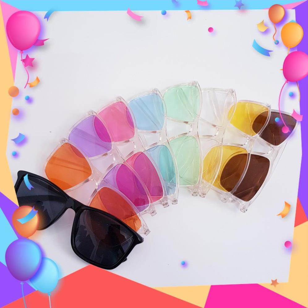Mắt kính mát V tây ulzzang hot trend nhiều màu💖FREESHIP💖gọng kính nhựa nam nữ cao cấp AH130 | BigBuy360 - bigbuy360.vn